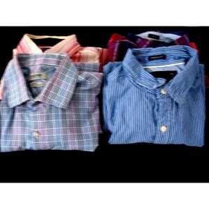 Lot  Kenneth Cole, Chaps, American Eagle, Men's  Shirts Size 151/2 and /Medium